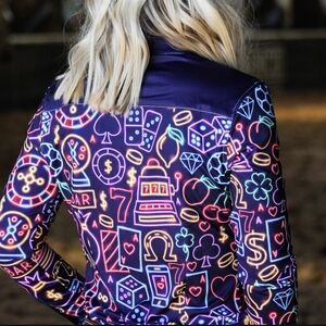 RANCH DRESS'N Fallon Taylor Performance  Rodeo Cowgirl shirt XXXL 3X NWOT